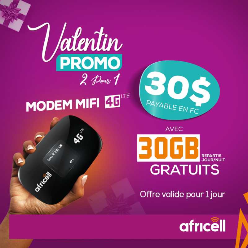 Africell offre saint valentin